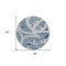 Homeroots 8' Gray Round Abstract Washable Indoor Outdoor Area Rug 599126 - alternate 5