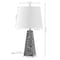 Jonathan Y Owen 20.5" Contemporary Resin LED Table Lamp, Dark Gray Terrazzo, 2PK JYL1037C-SET2 - alternate 7