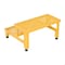 Vestil Adj. Step Mate Stand, 2 Step, 24 x 23", 15.25 Overall Height, Steel, Yellow ASP-24 - alternate 6