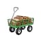 Vevor Steel Garden Cart 900lbs Capacity Heavy Duty Wagon Utility Cart 10in Tires V900G - alternate 1