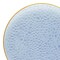 Smarty Had A Party 10.25" Clear Blue with Gold Rim Hammered Glass Disposable Plastic Dinner Plates, 120PK 8860-BG-CASE - alternate 3