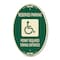 Signmission Reserved Parking Permit Required Towing Enfor, 12 In X 18 In Architectural, Heavy Gauge Aluminum A-OV-G-1218-23057 - alternate 1