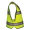 Reflective Apparel ANSI Type P Class 2 Public Safety Breakaway Vest with V-Neck 549ST-LM-4X-5X - alternate 4