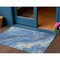 Homeroots 3' X 5' Blue Gold And Ivory Abstract Washable Indoor Outdoor Area Rug 618196 - alternate 1