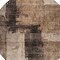 Homeroots 8' Brown Black And Tan Round Abstract Washable Indoor Outdoor Area Rug 606046 - alternate 6