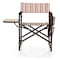 Picnic Time Family Of Brands Sports Chair, Moka Collection - Brown with Beige & Red Accents 809-00-777-000-0 - alternate 8