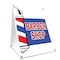 Signmission Barber Shop, 36 Inch x 24 Inch A-frame Yard Sign, Plastic Sign SBC-2436-Barber Shop - alternate 1