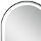 Homeroots 36" Black Lighted Arch Metal Framed Bathroom Vanity Mirror 564852 - alternate 4