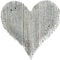 Homeroots 12" Whitewash Reclaimed Wood Heart Wall Decor 384902 - alternate 3