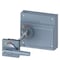 Siemens door mounted rotary operator standard IEC IP65 with door interlock 3VA9687-0FK21 - alternate 1