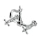 Kingston Brass Two-Handle Wall Mount Bridge Kitchen Faucet, Polished Chrome KS2441AX - alternate 1