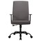 Leisuremod Evander Office Chair in Upholstered Leather & Iron Frame, Adjustable Height, Swivel & Tilt, Grey EO19GRL - alternate 5