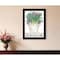 Homeroots Dream Succulents 1 Black Framed Print Wall Art 416105 - alternate 2