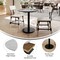 Flash Furniture 31.25" RD Tabletop, Seamless Surface Technology, Gray Faux Concrete, 18" Black RND Table Height Base ST-RD31-CMGY-TR18-GG - alternate 6