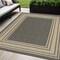 Homeroots 5' X 7' Charcoal Geometric Indoor Outdoor Area Rug 572769 - alternate 8