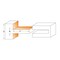 Cmt TENON CUTTING ROUTER BITS D=3x1-3/8in S=1/2in 800.627.11 - alternate 2