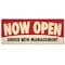 Signmission Now Open, 48 Inch, Banner B-120-30404 - alternate 1