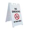 Signmission No Smoking In This Area, A-Frame & 2 Decals Installed, Heavy-Duty Plastic Frame SBHD-D-2436-No Smoking In This Area - alternate 1