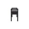 Homeroots 43in Brown Solid Wood Storage Bench With Cabinet 718238 - alternate 5