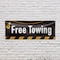 Signmission Free Towing, 18 Inch x 48 Inch, Vinyl Banner B-30648 - alternate 3