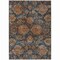 Homeroots 3' X 5' Navy Blue Brown And Terra Cotta Damask Washable Indoor Outdoor Area Rug 603599 - alternate 7