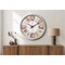 Monarch Specialties Clocks, 30-in. Round, Large Oversized, Wall Clock, Antique White, Natural, Transitional I 9036 - alternate 2