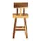 Bali & Pari Luli Solid Suar Wood Counter Stool 261-14334-ZORO - alternate 5