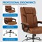Office Star Products Executive Seating Chair, Saddle Faux Leather FL14570-u41 - alternate 6