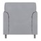 Flash Furniture HERCULES Diplomat Gray LeatherSoft Chair with Clean Line-Stitched Frame and Chrome Legs BT-827-1-GY-CHR-GG - alternate 7
