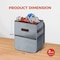 Simple Deluxe YSSOA Car Trash Can with Lid, Leak-Proof Organizer and Storage Bag, Adjustable and Portable Car Acc AACANXTRASHPO2LIDGRY - alternate 5