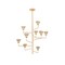 Hudson Valley Lighting Alora 44 in. Chandelier Vintage Gold Leaf/Gilded Ivory 1289-VGL/GLI - alternate 4