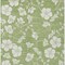 Homeroots 5' X 8' Artichoke Green And Ivory Floral Washable Indoor Outdoor Area Rug 599851 - alternate 5