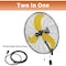 Edendirect Outdoor Fan, Wall Mount, 30 in Blade Dia, 120V, 6,800/7,900/9,300 cfm IR-FANOW30M - alternate 6