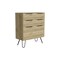 Homeroots 30" White Three Drawer Dresser 544024 - alternate 4