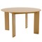 Homeroots 51" Beige Solid Wood Round Top Dining Table 712182 - alternate 1