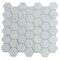 Apollo Tile White 12x12 Bianco Carrara Marble Polished Floor and Wall Mosaic Tile 4.83 sqft/case, 5PK APLKB88G03PA - alternate 5