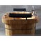 Alfi Brand 65" 2 Person Free Standing Cedar Wooden Bathtub W/Fixtures & Headrests AB1130 - alternate 5