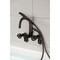 Kingston Brass Wall Mount Clawfoot Tub Faucet, Oil Rubbed Bronze AE8455CG - alternate 3