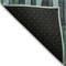 Homeroots 5' X 8' Sage Teal Blue And Emerald Striped Washable Indoor Outdoor Area Rug 608971 - alternate 5