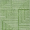 Homeroots 8' X 10' Green And Ivory Geometric Washable Indoor Outdoor Area Rug 600819 - alternate 4