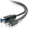 C2G 3ft USB 3.1 Gen 1 USB Type C to USB B Cable M/M - USB C Cable Black 28865 - alternate 1
