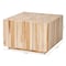 Bali & Pari Augusta Bohemian Natural Teak Wood Coffee Table with Unique Repurposed Wood Logs 247-13736-ZORO - alternate 5
