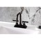 Kingston Brass Double-Handle 4" Centerset Bathroom Faucet with Brass Pop-Up, Oil Rubbed Bronze KS6645CML - alternate 4