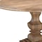 Homeroots 54" Brown Solid Wood Pedestal Base Round Top Dining Table 554336 - alternate 7