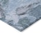 Homeroots 8' Denim Blue And Blue Round Abstract Washable Indoor Outdoor Area Rug 609240 - alternate 6