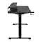 Office Star Products Primo 60in Desk, Black Carbon Fiber PMO6024GD-BCF - alternate 6