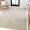 Jonathan Y Odense High-Low Minimalist Angle Geometric Beige/Cream 5 ft. x 8 ft. Indoor/Outdoor Area Rug SCN101E-5 - alternate 5