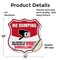 Signmission No Dumping Shield Sign This Property Is, 12 Inch X 12 Inch, Vinyl Decal SHI-D-12-393 - alternate 3