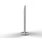 Ghent Floor Partition, Aluminum Frame with Magnetic Porcelain and Silver Vinyl Panels, 72''H x 48''W MP7248-20-8F - alternate 4