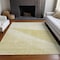 Homeroots 3' X 5' Wheat Gold And Ivory Geometric Washable Indoor Outdoor Area Rug 582500 - alternate 5